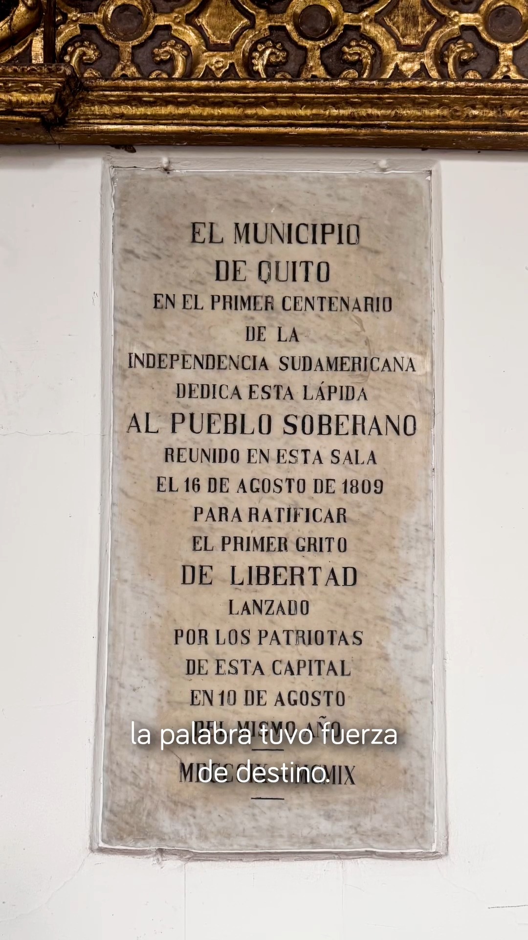 Reel de la historia de Quito