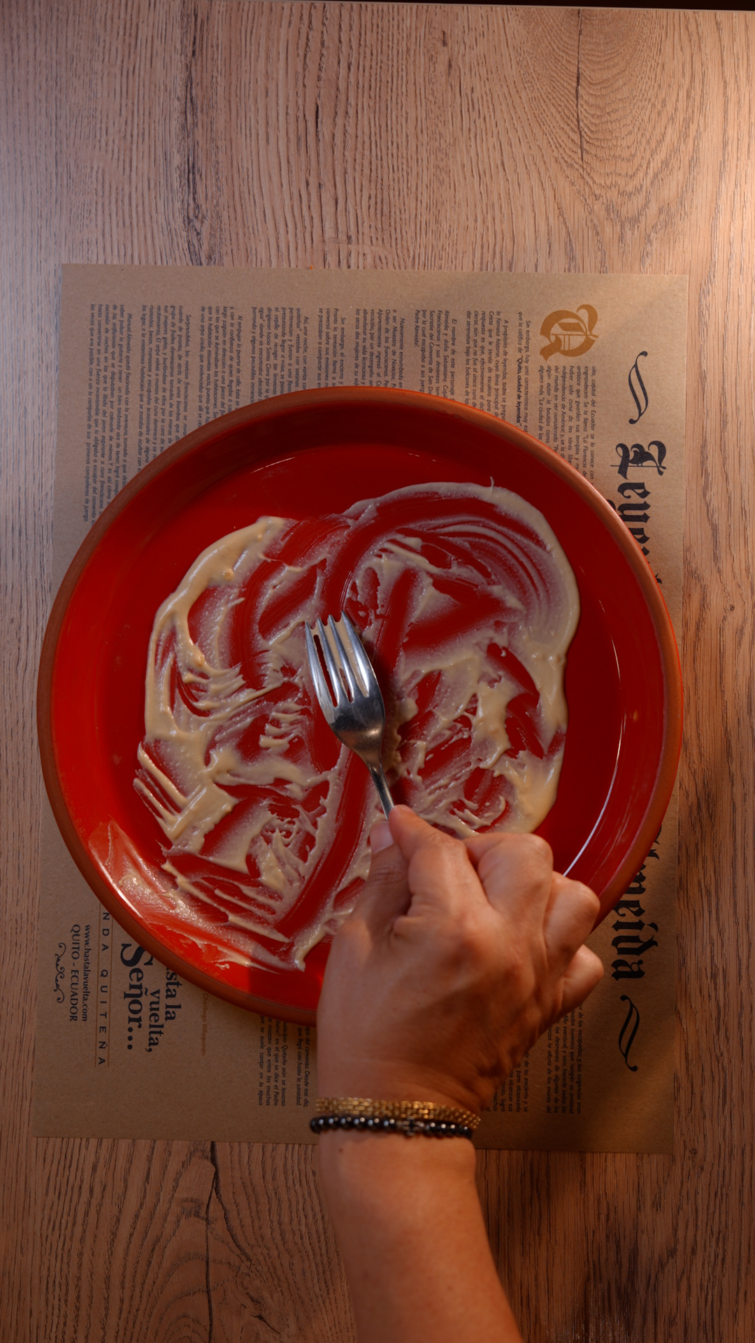 Reel de gastronomía quiteña